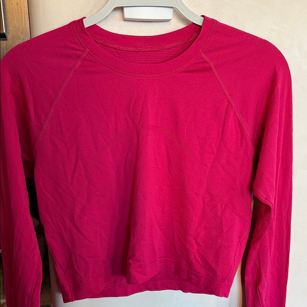 Lululemon Crop Long Sleeve Top